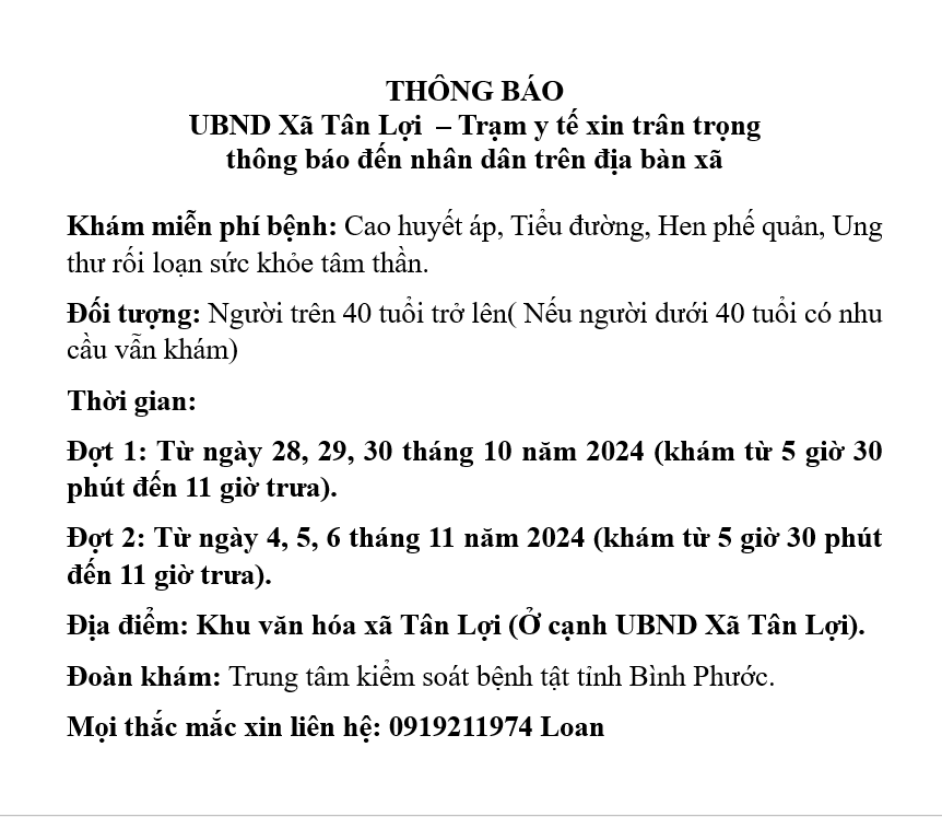 TB khám bệnh